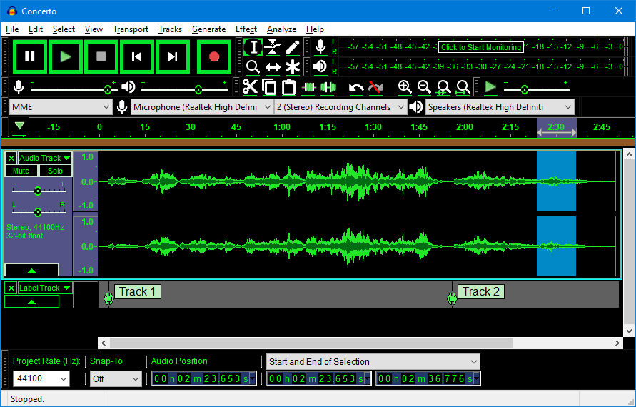 audio recording software for mac free